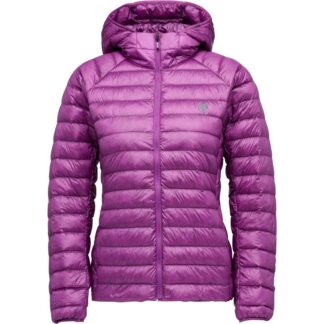 Black Diamond W Deploy Down Fz Hoody Piton Purple