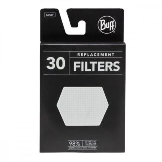 Buff Face Mask Filter Pack 30 Pieces True Blue