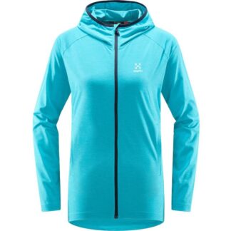 Haglöfs Mirre Mid Hooded Jacket Women Maui Blue Maui Blue S