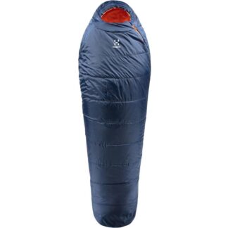 Haglöfs Tarius +1 Sleeping Bag 205cm Midnight Blue/Tangerine Left Zipper