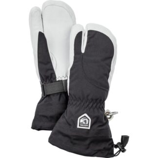 Hestra Heli Ski 3 Finger Gloves Women Black/Offwhite