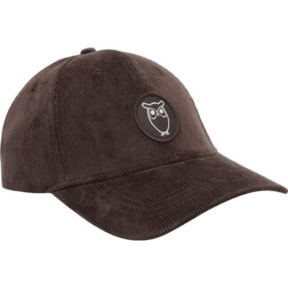 KnowledgeCotton Apparel Organic Cotton Corduroy Cap GOTS Chocolate Torte Chocolate Torte