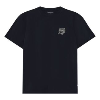 KnowledgeCotton Apparel SOS Regenerative Organic Cotton Chest Print T-shirt Night Sky Night Sky M