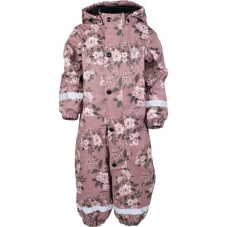 Lindberg Lekhyttan Rain Baby Overall. Fleece Rose/Brown Rose/Brown 98 cl