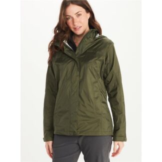 Marmot Wm's PreCip Eco Jacket Dark Green Dark Green S