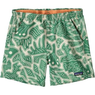 Patagonia W's Baggies Shorts - 5 in. Bees And Flowers: Heartleaf Green Bees and Flowers: Heartleaf Green S