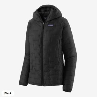 Patagonia W's Micro Puff Hoodyen Black Black XS