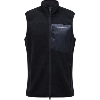 Peak Performance M Pile Vest Black Black M