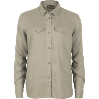 Pinewood Värnamo InsectSafe Linen L/S SHIRT W Linen Beige
