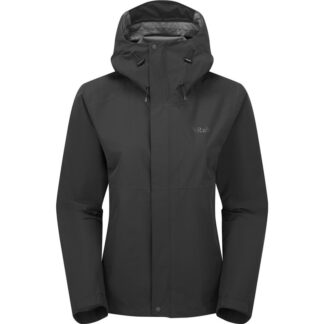 Rab Downpour Jacket Wmns Black Black 10