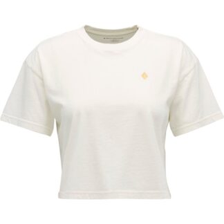 Black Diamond W Diamond Crop Ss Tee Off White