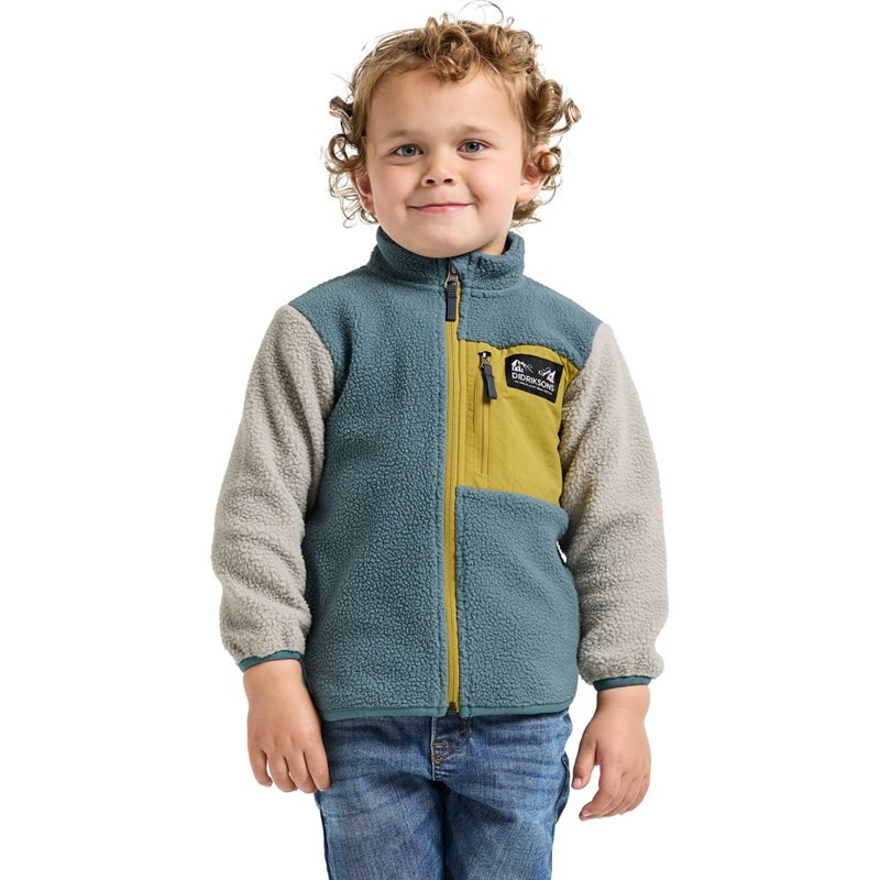 Didriksons Anten Kids Fullzip Factory Blue Factory Blue 110