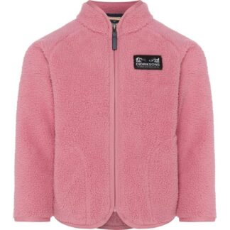 Didriksons Gibbs Kids Fullzip 2 Heather Pink Heather Pink 110 cl
