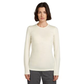 Icebreaker Women Merino 200 Oasis LS Crewe Undyed Undyed S