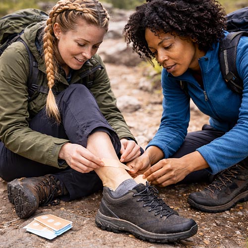 Se upp så att du inte frå skoskav
