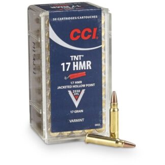 17 HMR TNT 17 gr JHP, 50 st/ask