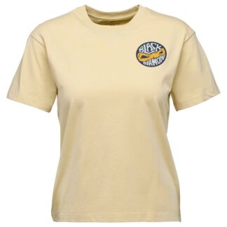 Black Diamond W Rope Badge Ss Tee White Oak White Oak S