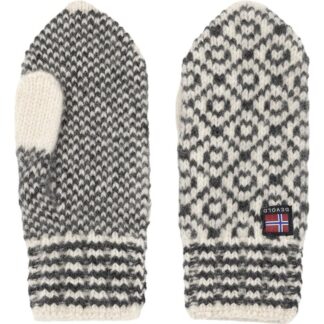 Devold Svalbard Wool Mitten Offwhite/Anthracite