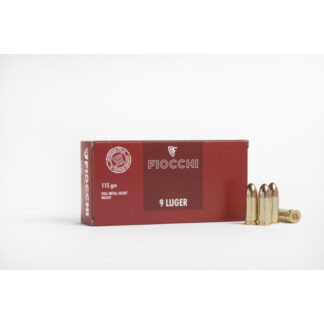 Fiocchi 9 mm Luger 115 gr FMJ 50 st/ask