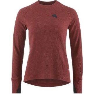 Klättermusen Huge Crew W'S Madder Red Madder Red XS