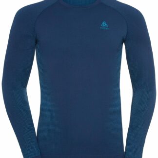 Odlo Men's PERFORMANCE WARM ECO Long-Sleeve Base Layer Top
