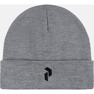 Peak Performance Logot Hat Med Grey Melange
