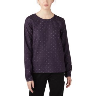 tentree Balsam LS Top Women Aubergine Purple/Small Tree Aop XS