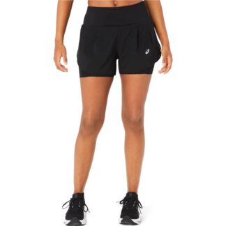 Asics Road 2-N-1 3.5In Short Women Performance Black/Performance Black Performance Black/Performance Black XS