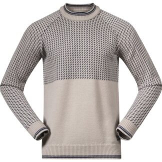 Bergans Alvdal Wool Jumper Men Sandstone/Navy Blue Sandstone/Navy Blue L