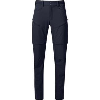 Bergans Convertible Zip-Off Softshell Pants Women Navy Blue