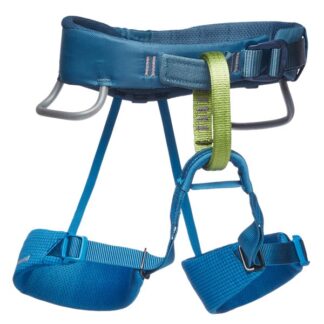 Black Diamond Momentum Harness - Kids' Kingfisher Kingfisher