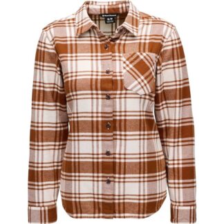 Black Diamond W Project Flannel Clay-Off White Plaid Clay-Off White Plaid XS