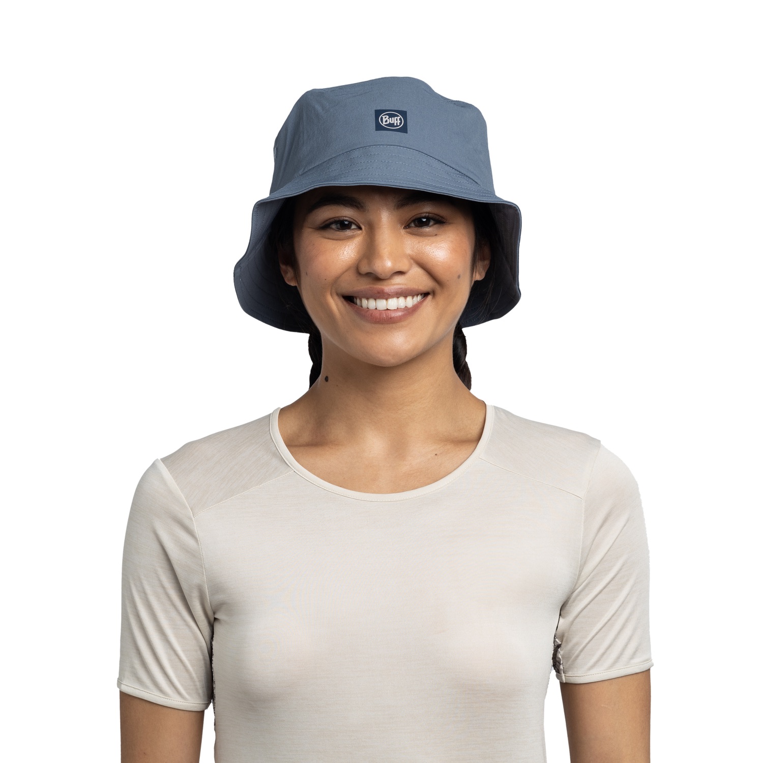 Buff Adventure Bucket Hat Solid Stone Blue vuxen