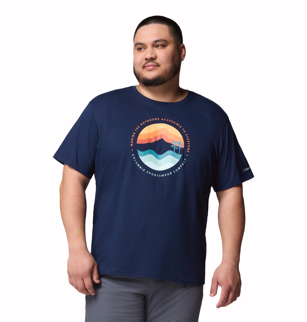 Columbia Men's Path Lake Graphic II Big Tee t-shirt