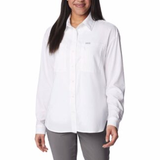 Columbia Women's Silver Ridge Utility Long Sleeve skjorta med krage