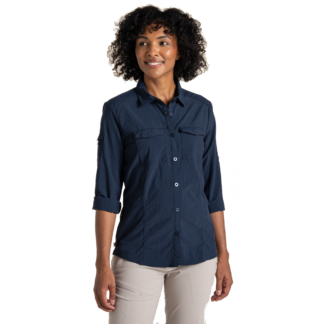 Craghoppers Women's Nosilife Adventure Long Sleeve III Shirt krage