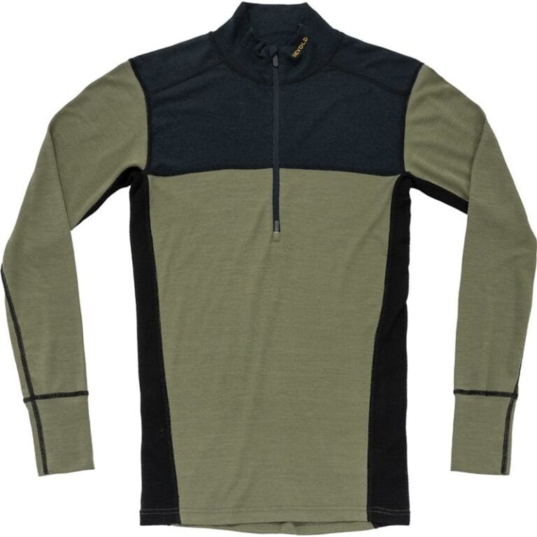 Devold Lauparen Merino 190 Zip Neck Man Ink/Lichen/Black