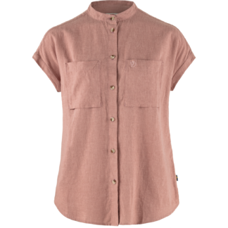 Fjällräven Women's Övik Hemp SS Shirt krage