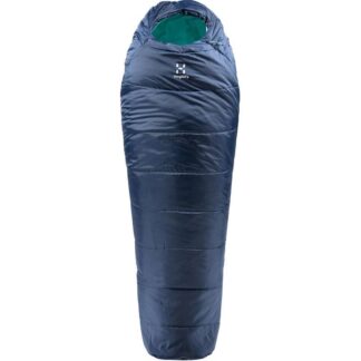 Haglöfs Musca -13 Sleeping Bag 175cm Women Midnight Blue/Mint Left Zipper