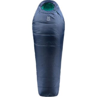 Haglöfs Musca -26 Sleeping Bag 175cm Midnight Blue/Mint Left Zipper