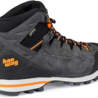 Hanwag Makra Light GTX Shoes Men Asphalt/Orange 42