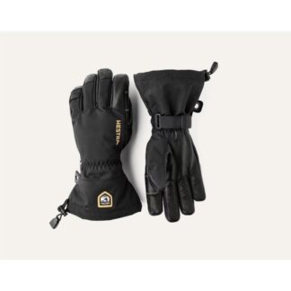 Hestra Army Leather Gore-Tex - 5 Finger Black/Black