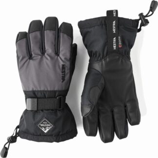 Hestra Gauntlet Czone Jr. - 5 Finger Graphite/Black - 4