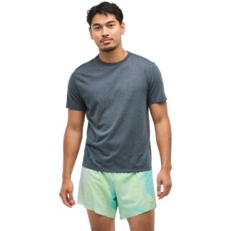 Hoka Men's Run Tech Short Sleeve herr sportjacka