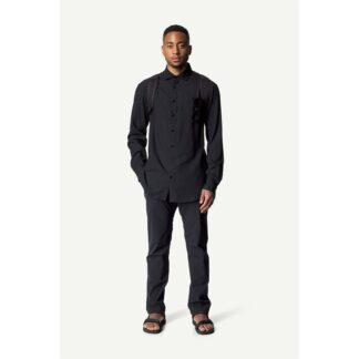 Houdini M's Tree Longsleeve Shirt True Black Light True Black Light M