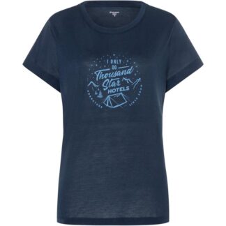 Houdini Tree Message Tee Women Blue Illusion/Star XS