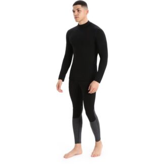 Icebreaker 260 Tech LS Turtleneck Shirt Men Black S