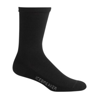 Icebreaker Lifestyle Light Crew Socks Women Black 41-43
