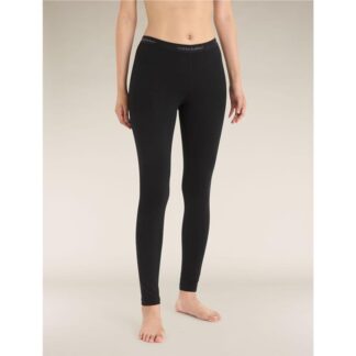 Icebreaker Women Merino 200 Oasis Leggings Black Black XS