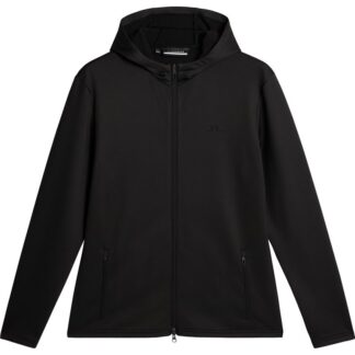 J.Lindeberg Aerial Full Zip Hood Black Black S